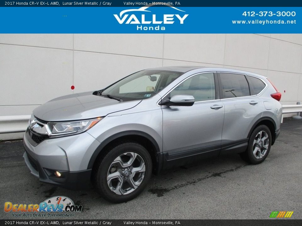 2017 Honda CR-V EX-L AWD Lunar Silver Metallic / Gray Photo #1