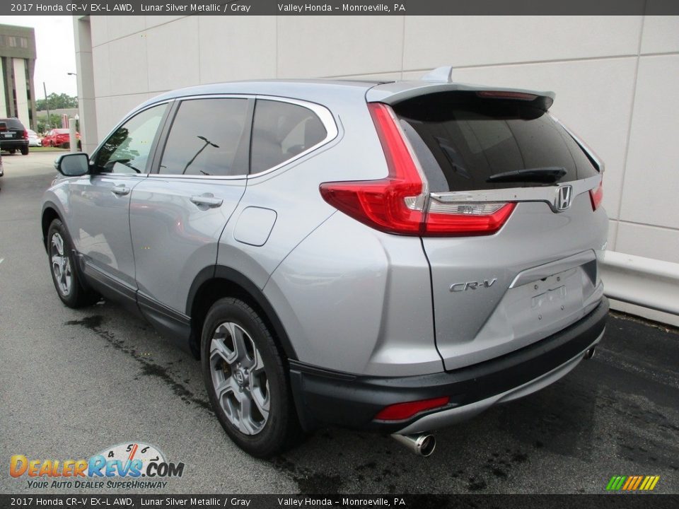 2017 Honda CR-V EX-L AWD Lunar Silver Metallic / Gray Photo #3
