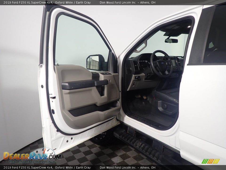 2019 Ford F150 XL SuperCrew 4x4 Oxford White / Earth Gray Photo #19