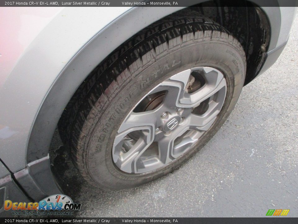 2017 Honda CR-V EX-L AWD Lunar Silver Metallic / Gray Photo #6