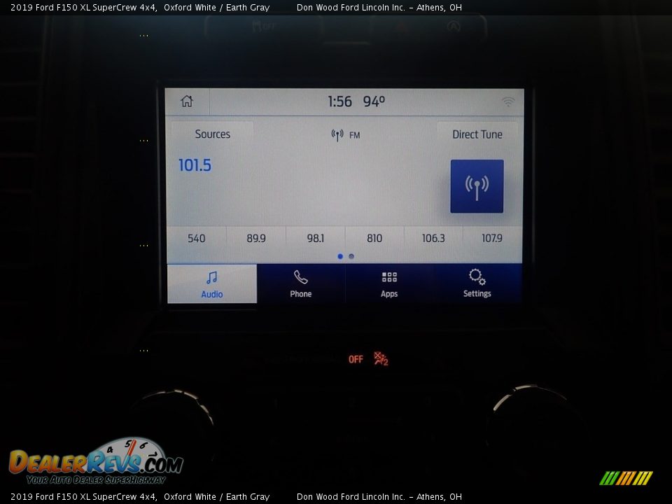 2019 Ford F150 XL SuperCrew 4x4 Oxford White / Earth Gray Photo #25