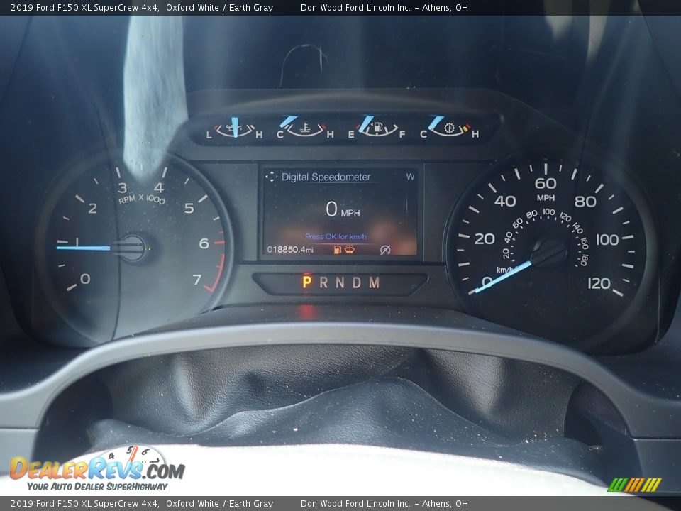 2019 Ford F150 XL SuperCrew 4x4 Oxford White / Earth Gray Photo #27