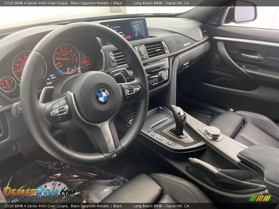 2018 BMW 4 Series 440i Gran Coupe Black Sapphire Metallic / Black Photo #16