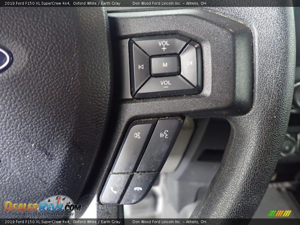 2019 Ford F150 XL SuperCrew 4x4 Oxford White / Earth Gray Photo #29