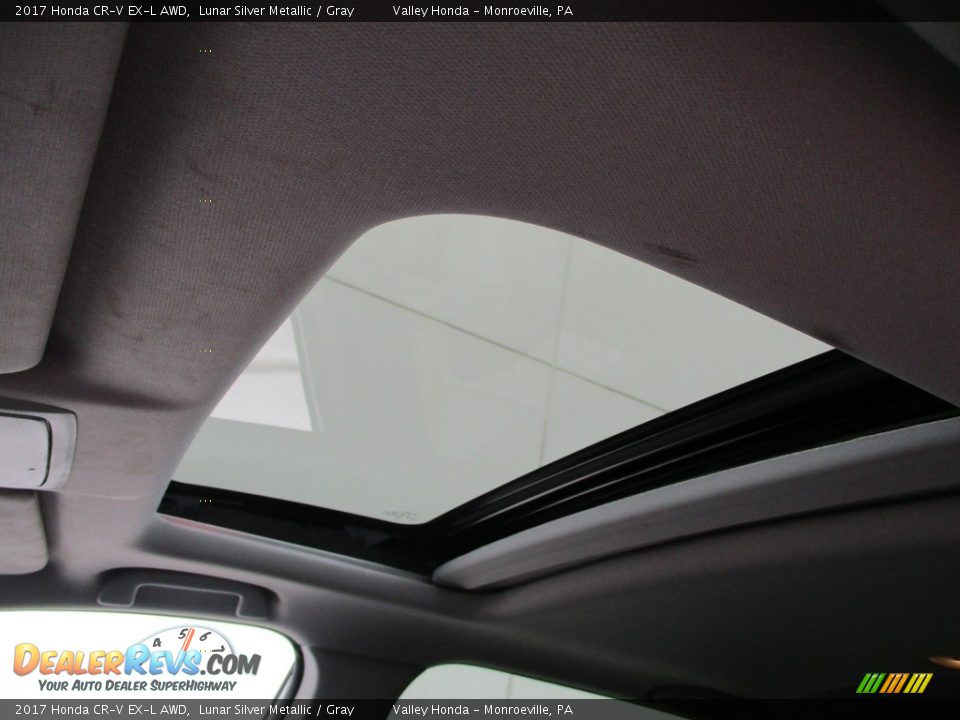 2017 Honda CR-V EX-L AWD Lunar Silver Metallic / Gray Photo #14