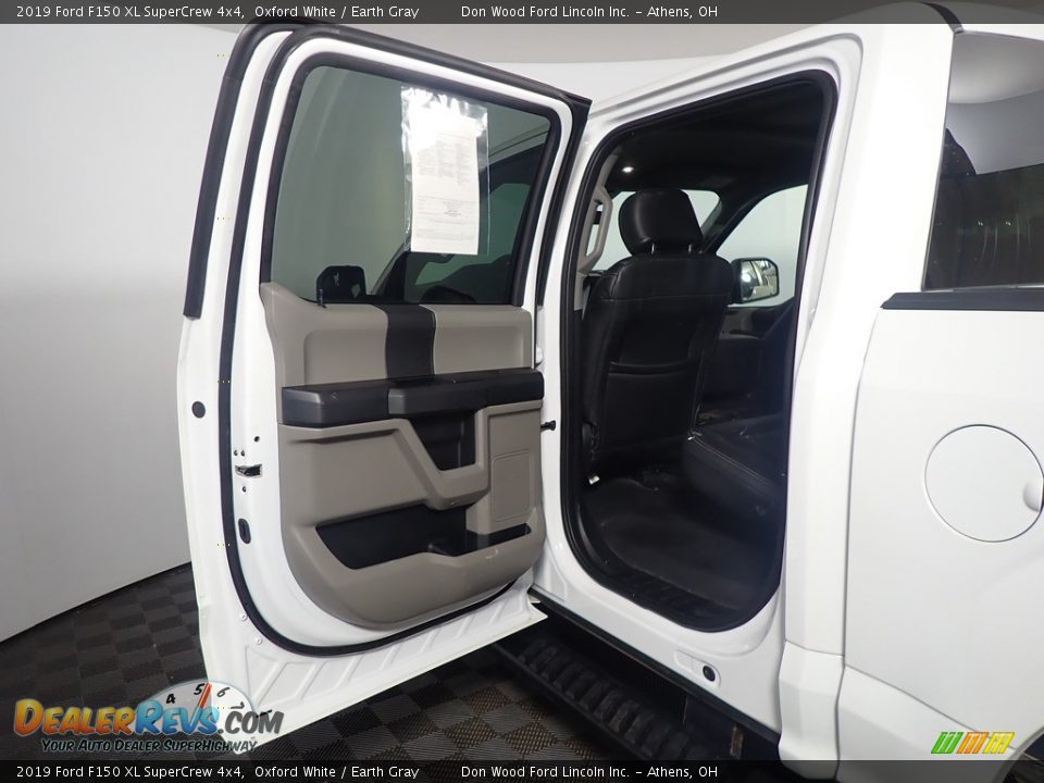 2019 Ford F150 XL SuperCrew 4x4 Oxford White / Earth Gray Photo #32