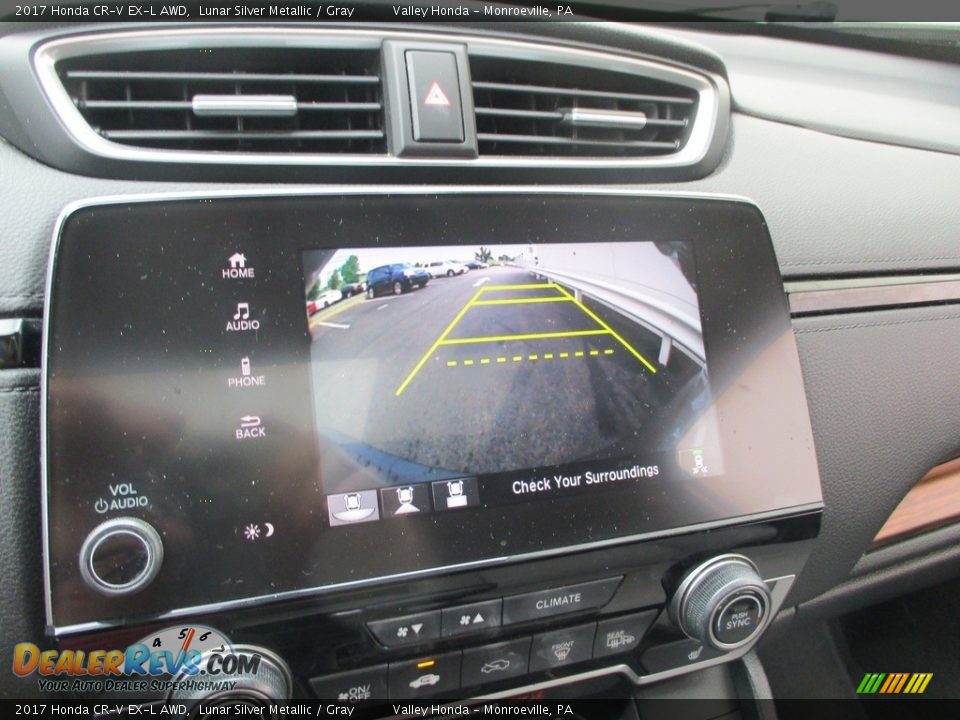 2017 Honda CR-V EX-L AWD Lunar Silver Metallic / Gray Photo #17