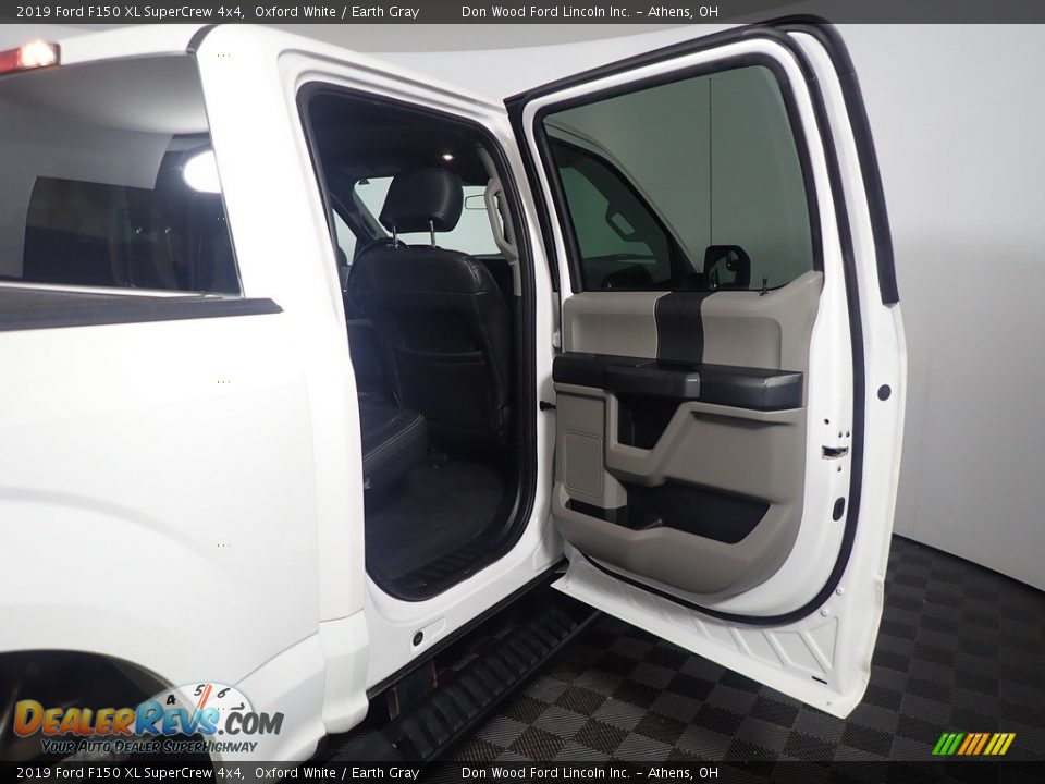 2019 Ford F150 XL SuperCrew 4x4 Oxford White / Earth Gray Photo #34