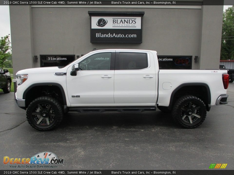 2019 GMC Sierra 1500 SLE Crew Cab 4WD Summit White / Jet Black Photo #1