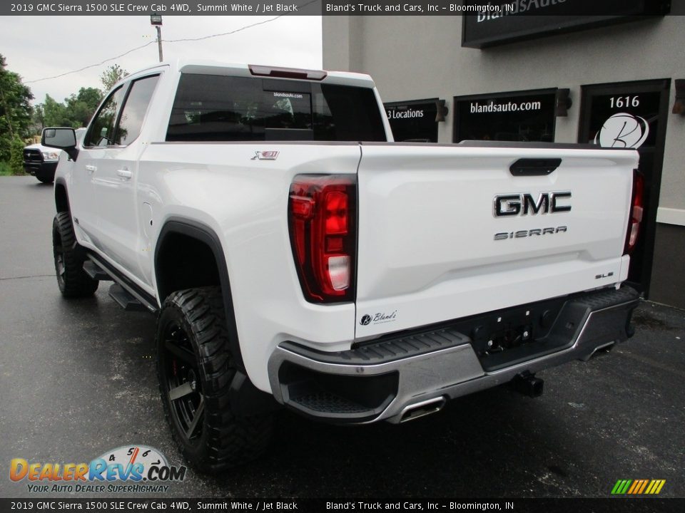 2019 GMC Sierra 1500 SLE Crew Cab 4WD Summit White / Jet Black Photo #3