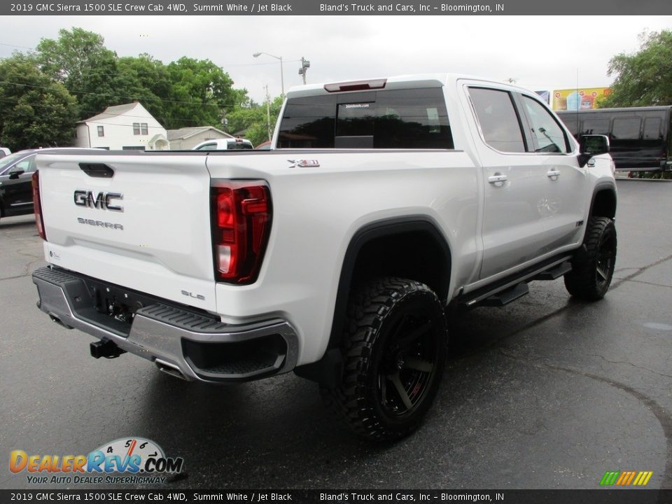 2019 GMC Sierra 1500 SLE Crew Cab 4WD Summit White / Jet Black Photo #4