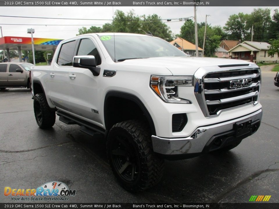 2019 GMC Sierra 1500 SLE Crew Cab 4WD Summit White / Jet Black Photo #5