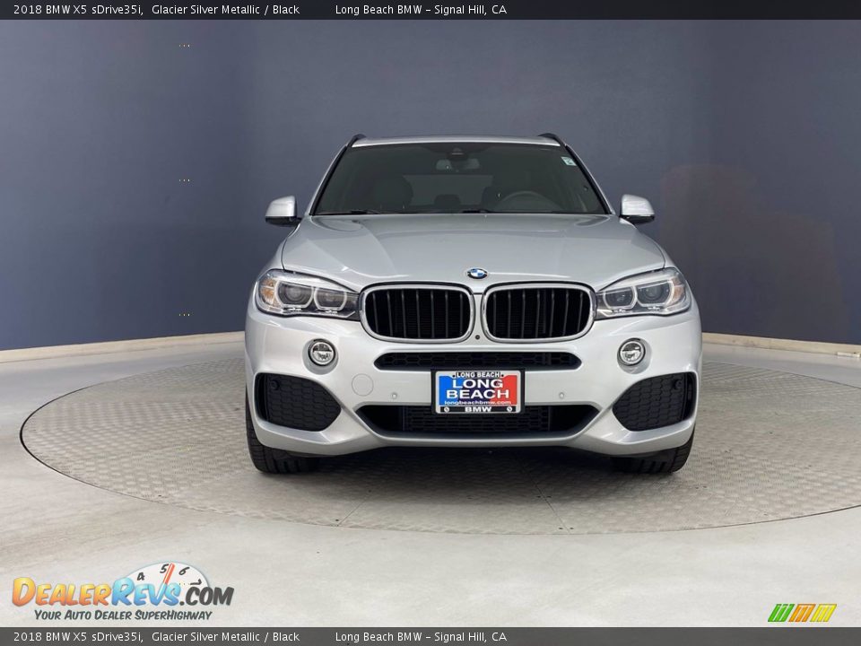 2018 BMW X5 sDrive35i Glacier Silver Metallic / Black Photo #2