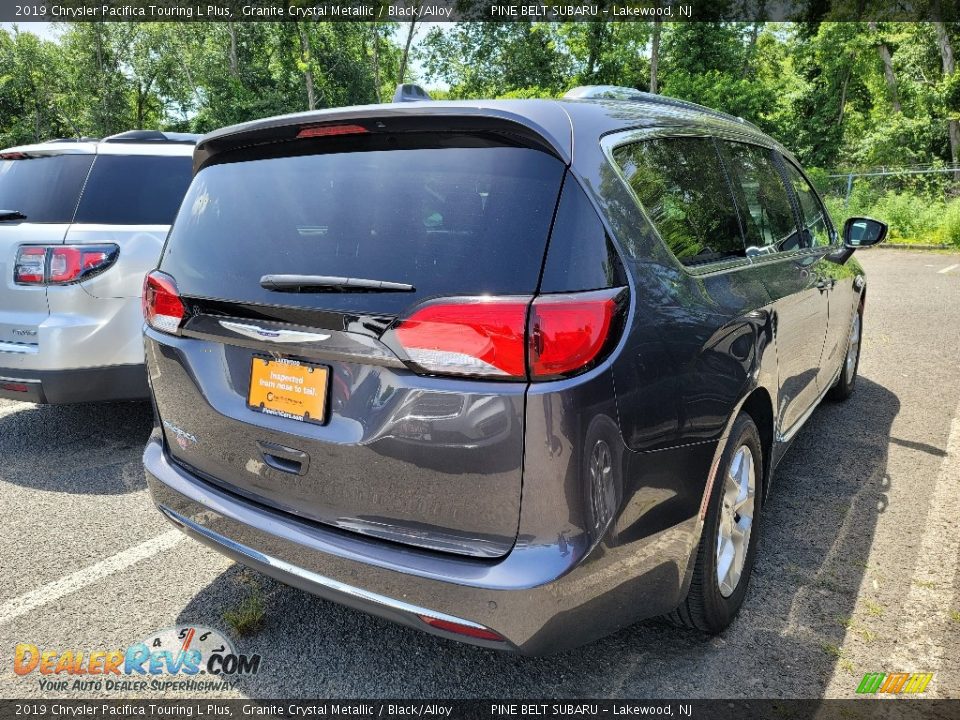 2019 Chrysler Pacifica Touring L Plus Granite Crystal Metallic / Black/Alloy Photo #3