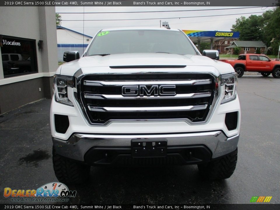 2019 GMC Sierra 1500 SLE Crew Cab 4WD Summit White / Jet Black Photo #30