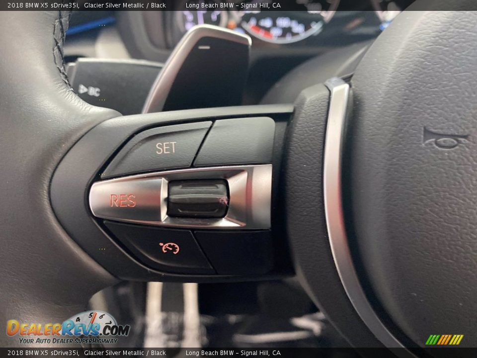2018 BMW X5 sDrive35i Glacier Silver Metallic / Black Photo #19