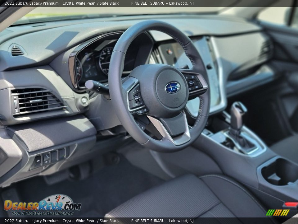 Slate Black Interior - 2022 Subaru Legacy Premium Photo #13