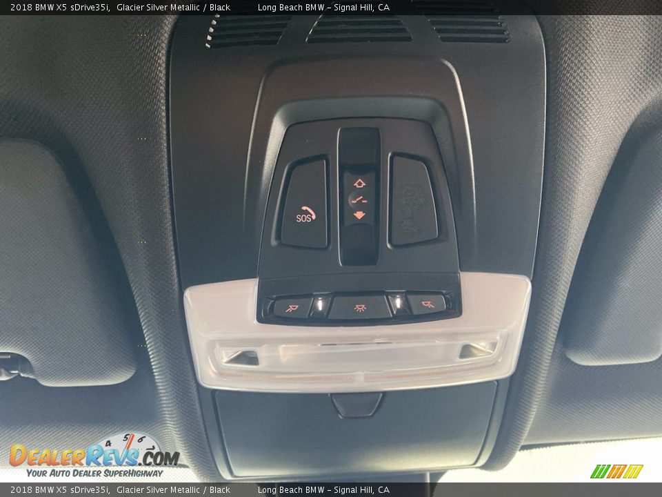 2018 BMW X5 sDrive35i Glacier Silver Metallic / Black Photo #30