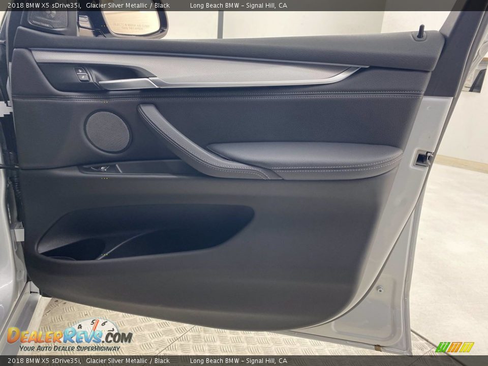 2018 BMW X5 sDrive35i Glacier Silver Metallic / Black Photo #32