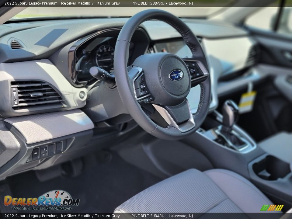 Titanium Gray Interior - 2022 Subaru Legacy Premium Photo #13