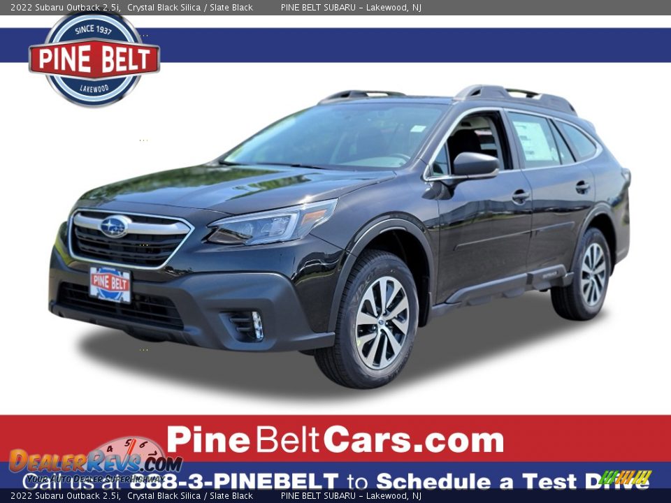 2022 Subaru Outback 2.5i Crystal Black Silica / Slate Black Photo #1