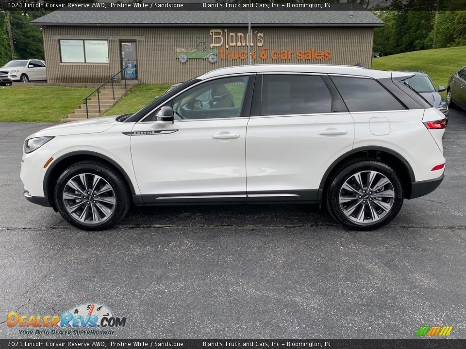 2021 Lincoln Corsair Reserve AWD Pristine White / Sandstone Photo #1