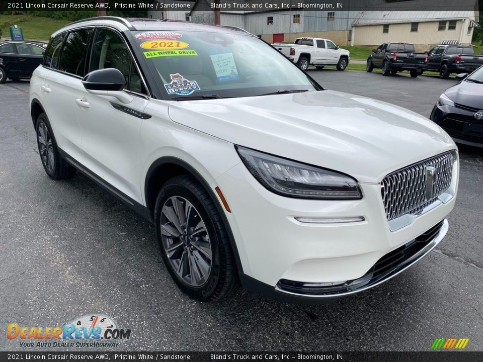 Pristine White 2021 Lincoln Corsair Reserve AWD Photo #4