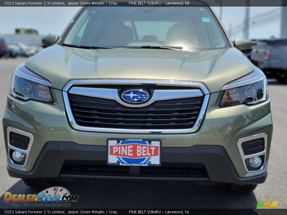 2021 Subaru Forester 2.5i Limited Jasper Green Metallic / Gray Photo #3