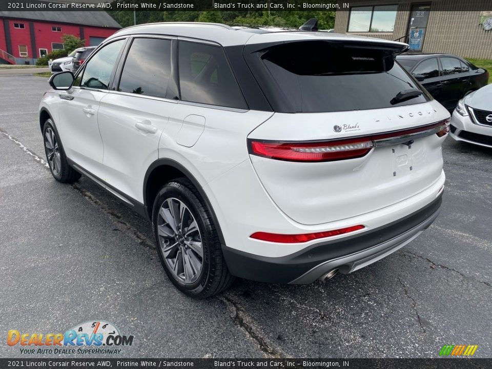 2021 Lincoln Corsair Reserve AWD Pristine White / Sandstone Photo #8