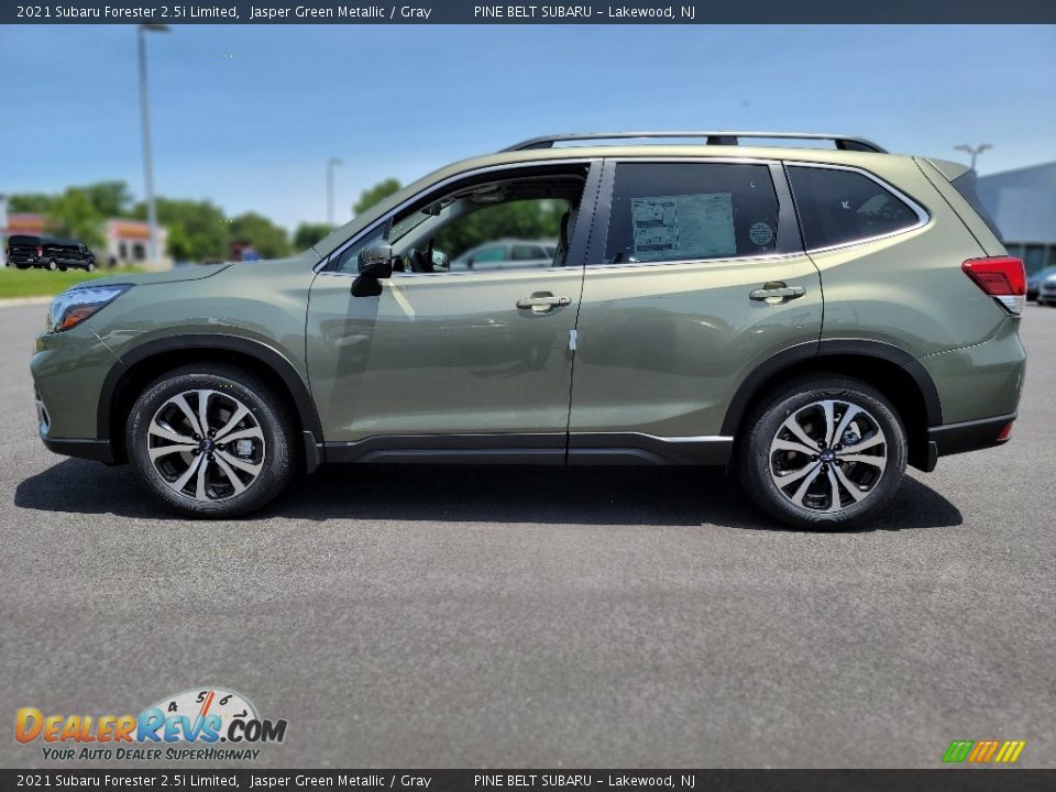 2021 Subaru Forester 2.5i Limited Jasper Green Metallic / Gray Photo #4