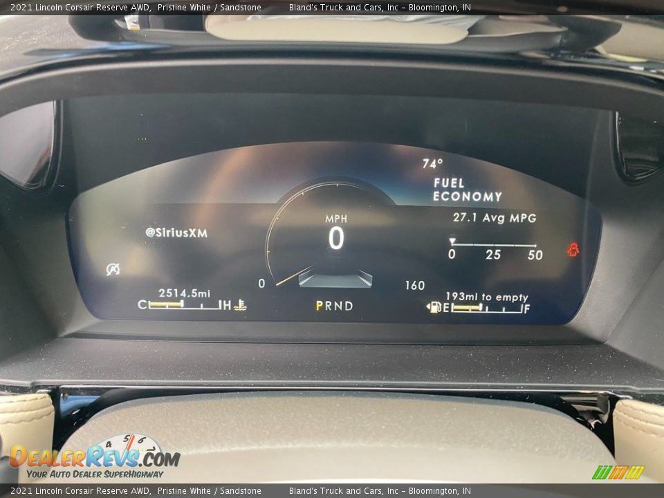 2021 Lincoln Corsair Reserve AWD Gauges Photo #17