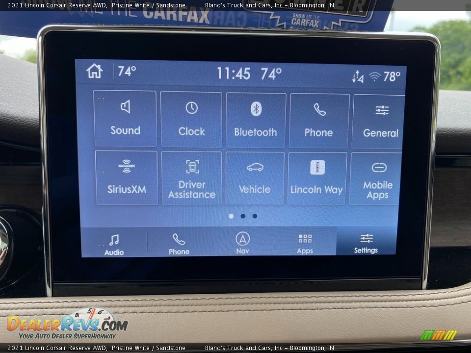 Controls of 2021 Lincoln Corsair Reserve AWD Photo #29