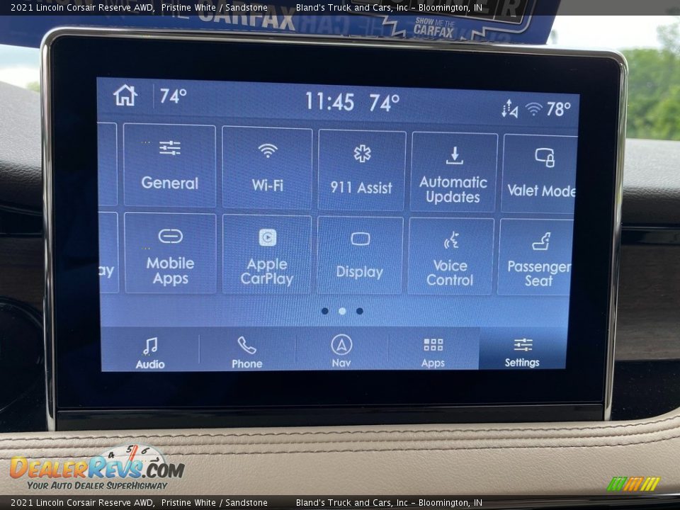 Controls of 2021 Lincoln Corsair Reserve AWD Photo #30