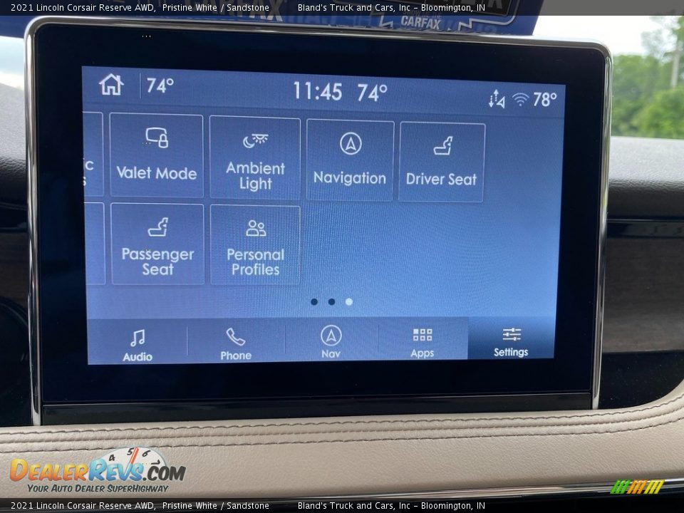 Controls of 2021 Lincoln Corsair Reserve AWD Photo #31