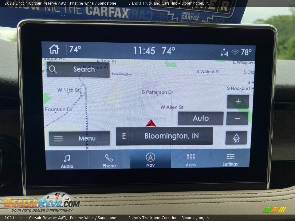 Navigation of 2021 Lincoln Corsair Reserve AWD Photo #33