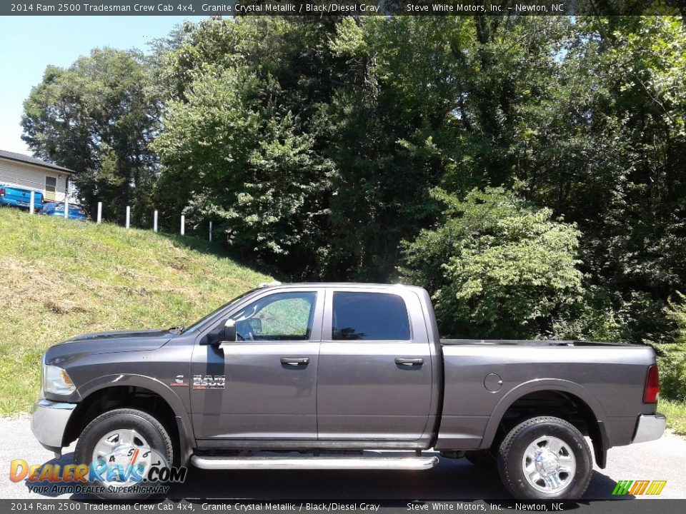 2014 Ram 2500 Tradesman Crew Cab 4x4 Granite Crystal Metallic / Black/Diesel Gray Photo #1