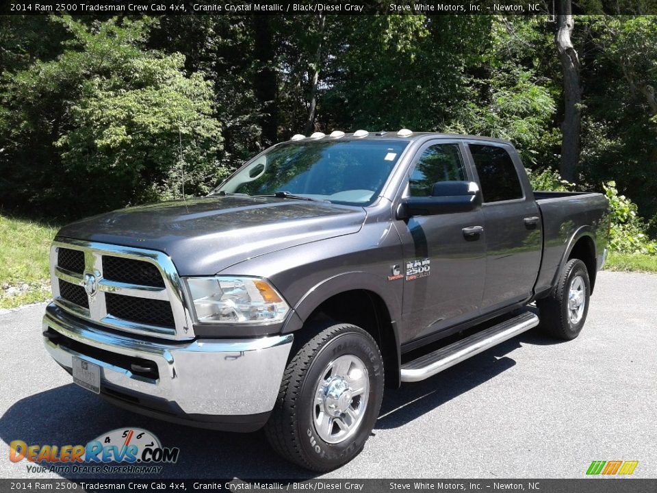 2014 Ram 2500 Tradesman Crew Cab 4x4 Granite Crystal Metallic / Black/Diesel Gray Photo #2