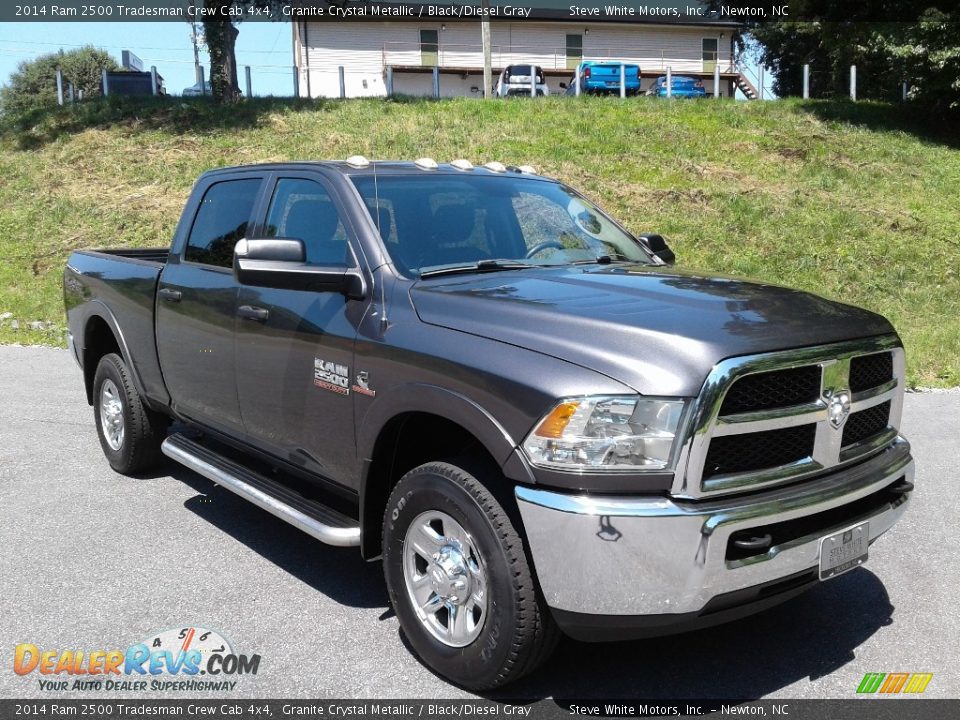 2014 Ram 2500 Tradesman Crew Cab 4x4 Granite Crystal Metallic / Black/Diesel Gray Photo #4