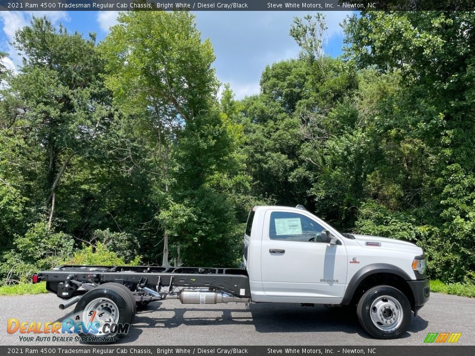 Bright White 2021 Ram 4500 Tradesman Regular Cab Chassis Photo #5