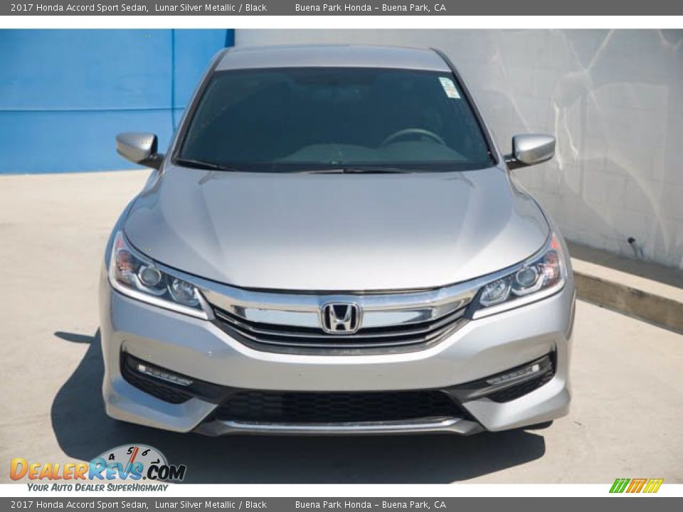 2017 Honda Accord Sport Sedan Lunar Silver Metallic / Black Photo #7