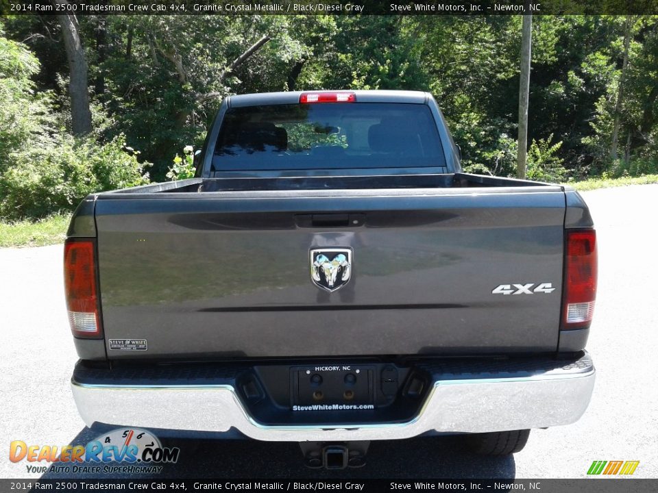 2014 Ram 2500 Tradesman Crew Cab 4x4 Granite Crystal Metallic / Black/Diesel Gray Photo #7