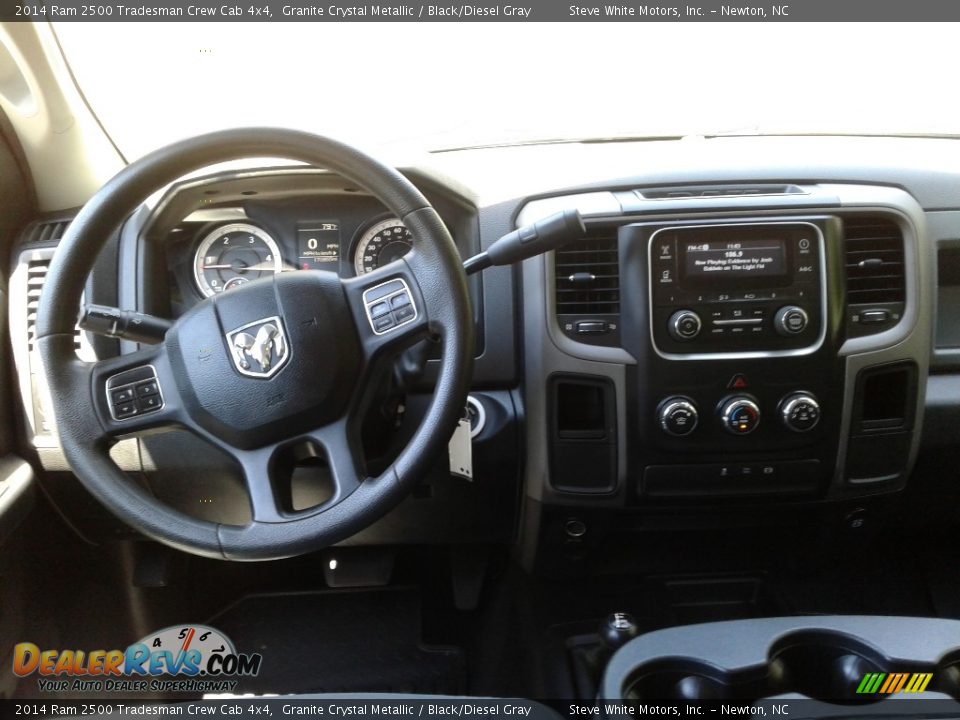 2014 Ram 2500 Tradesman Crew Cab 4x4 Granite Crystal Metallic / Black/Diesel Gray Photo #19