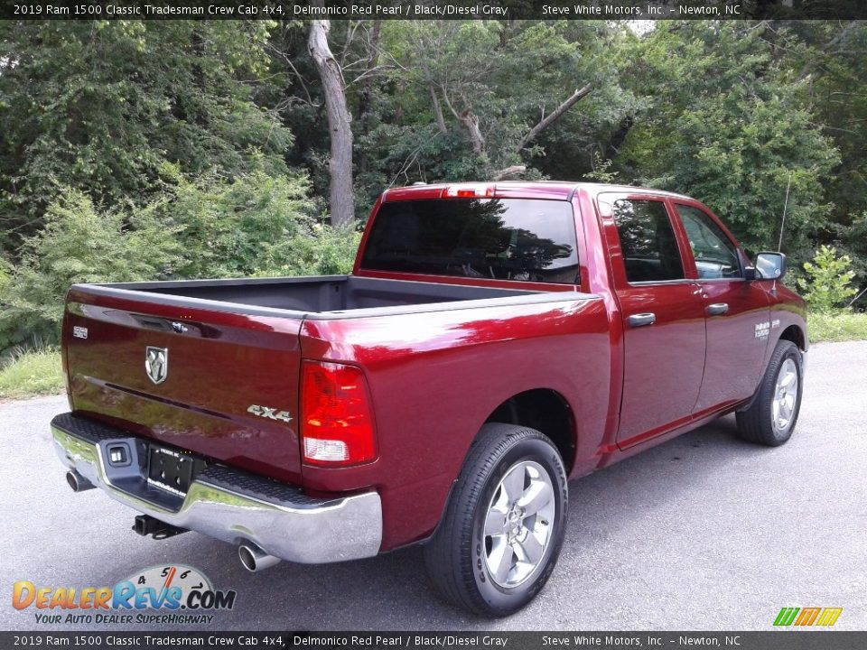 2019 Ram 1500 Classic Tradesman Crew Cab 4x4 Delmonico Red Pearl / Black/Diesel Gray Photo #6