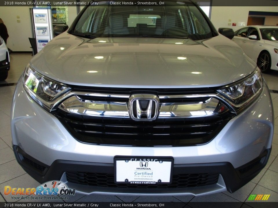 2018 Honda CR-V LX AWD Lunar Silver Metallic / Gray Photo #2