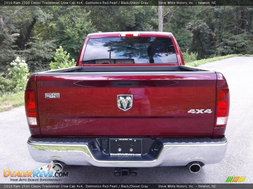 2019 Ram 1500 Classic Tradesman Crew Cab 4x4 Delmonico Red Pearl / Black/Diesel Gray Photo #7