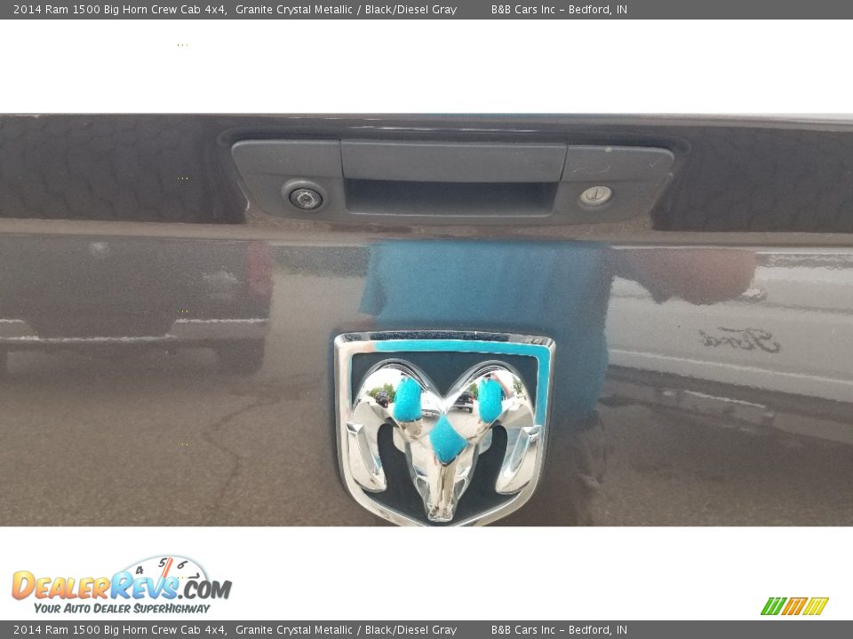 2014 Ram 1500 Big Horn Crew Cab 4x4 Granite Crystal Metallic / Black/Diesel Gray Photo #11