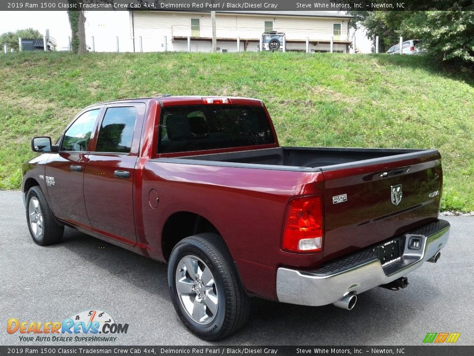 2019 Ram 1500 Classic Tradesman Crew Cab 4x4 Delmonico Red Pearl / Black/Diesel Gray Photo #9