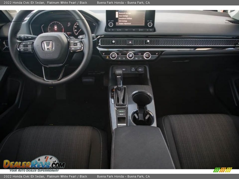 2022 Honda Civic EX Sedan Platinum White Pearl / Black Photo #17