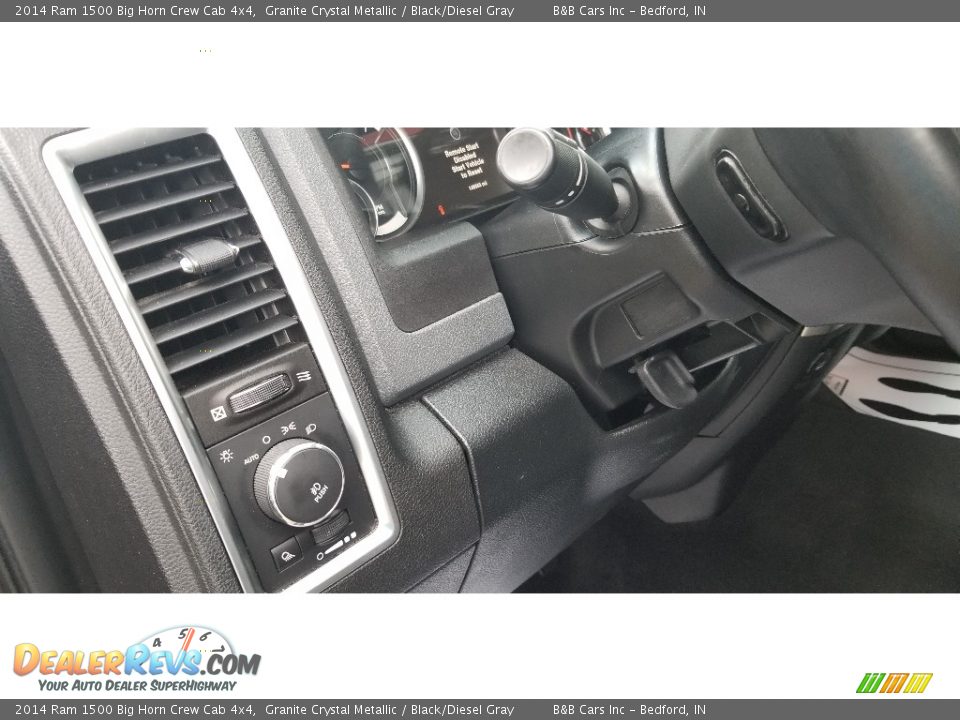 2014 Ram 1500 Big Horn Crew Cab 4x4 Granite Crystal Metallic / Black/Diesel Gray Photo #15