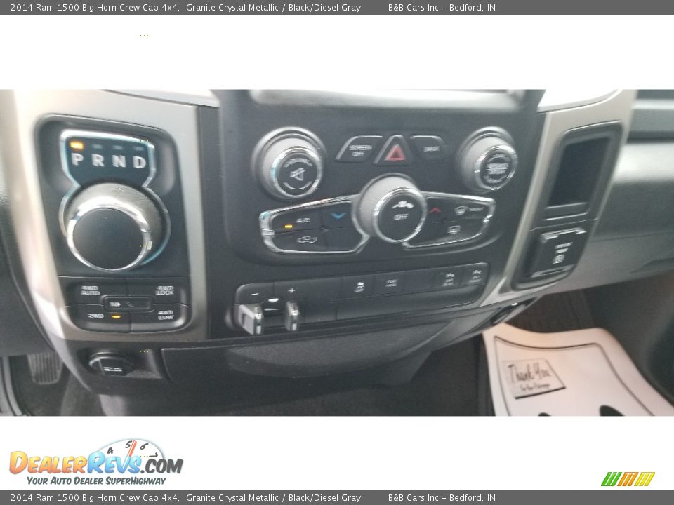 2014 Ram 1500 Big Horn Crew Cab 4x4 Granite Crystal Metallic / Black/Diesel Gray Photo #21
